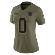 Women's Nike Carolina Panthers Colin Granger Olive 2025 Salute to Service Jersey - Limited