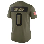 Women's Nike Carolina Panthers Colin Granger Olive 2025 Salute to Service Jersey - Limited