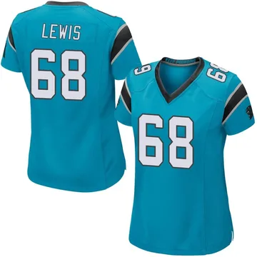 Women's Nike Carolina Panthers Damien Lewis Blue Alternate Jersey - Game