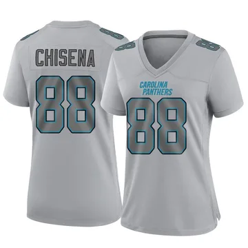 Women's Nike Carolina Panthers Dan Chisena Gray Atmosphere Fashion Jersey - Game