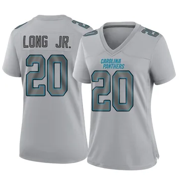 Women's Nike Carolina Panthers David Long Jr. Gray Atmosphere Fashion Jersey - Game