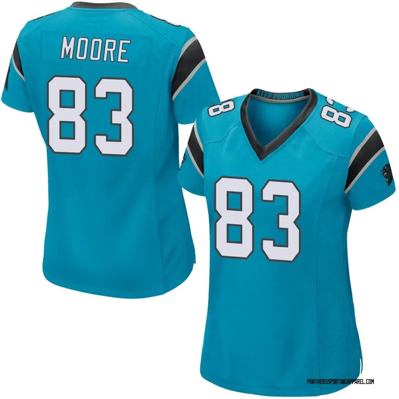 Women's Nike Carolina Panthers David Moore Blue Alternate Jersey - Game
