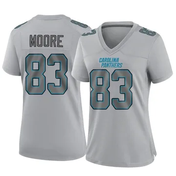 Women's Nike Carolina Panthers David Moore Gray Atmosphere Fashion Jersey - Game