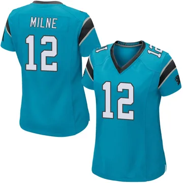 Women's Nike Carolina Panthers Dax Milne Blue Alternate Jersey - Game