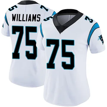 Women's Nike Carolina Panthers DeShawn Williams White Vapor Untouchable Jersey - Limited