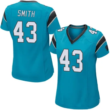Women's Nike Carolina Panthers DeVonta Smith Blue Alternate Jersey - Game
