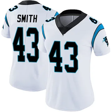 Women's Nike Carolina Panthers DeVonta Smith White Vapor Untouchable Jersey - Limited