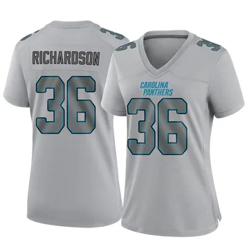 Women's Nike Carolina Panthers Demani Richardson Gray Atmosphere Fashion Jersey - Game