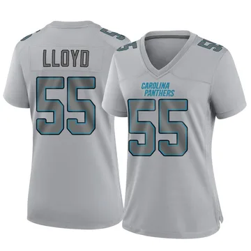 Women's Nike Carolina Panthers Devin Lloyd Gray Atmosphere Fashion Jersey - Game