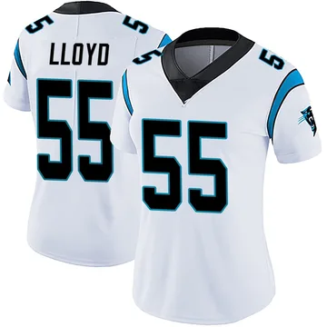 Women's Nike Carolina Panthers Devin Lloyd White Vapor Untouchable Jersey - Limited
