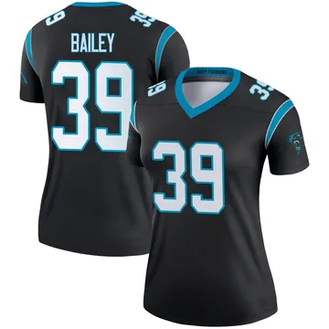 Women's Nike Carolina Panthers Emani Bailey Black Jersey - Legend
