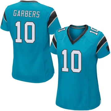 Women's Nike Carolina Panthers Ethan Garbers Blue Alternate Jersey - Game