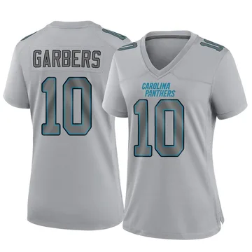 Women's Nike Carolina Panthers Ethan Garbers Gray Atmosphere Fashion Jersey - Game