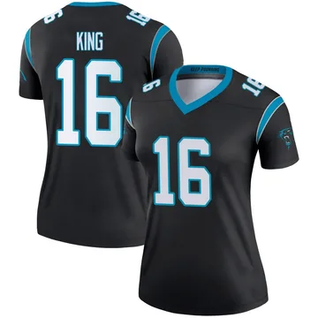 Women's Nike Carolina Panthers Haynes King Black Jersey - Legend