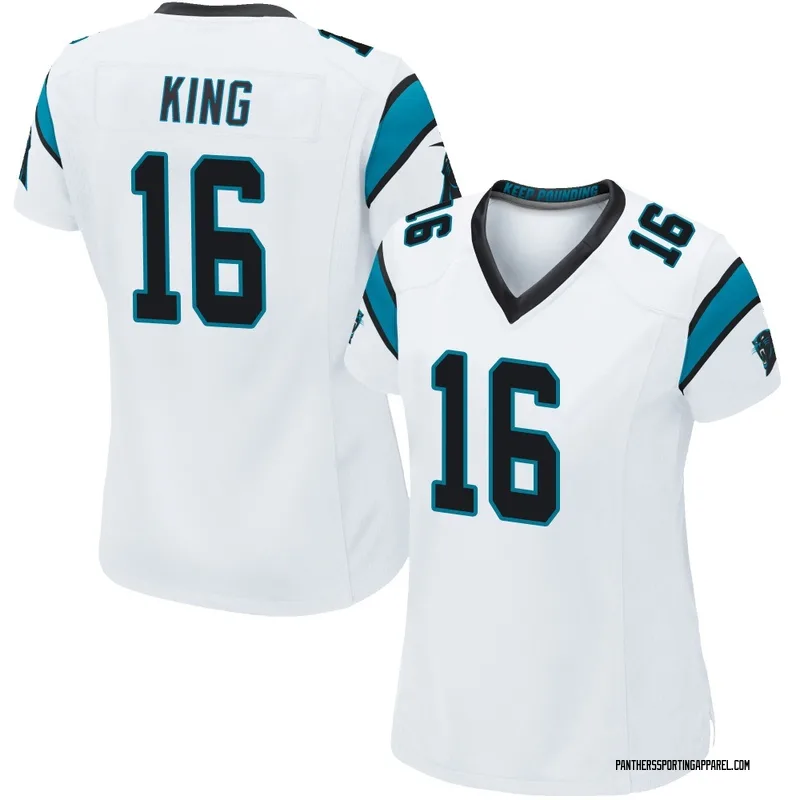 Women's Nike Carolina Panthers Haynes King White Jersey - Game