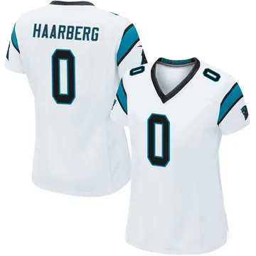 Women's Nike Carolina Panthers Heinrich Haarberg White Jersey - Game