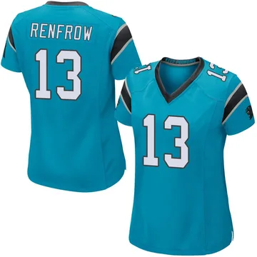 Women's Nike Carolina Panthers Hunter Renfrow Blue Alternate Jersey - Game