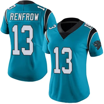 Women's Nike Carolina Panthers Hunter Renfrow Blue Alternate Vapor Untouchable Jersey - Limited