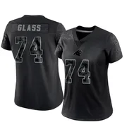 Women's Nike Carolina Panthers Isaia Glass Black Reflective Jersey - Limited