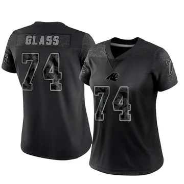 Women's Nike Carolina Panthers Isaia Glass Black Reflective Jersey - Limited