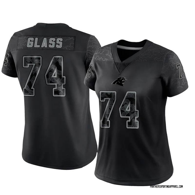 Women's Nike Carolina Panthers Isaia Glass Black Reflective Jersey - Limited
