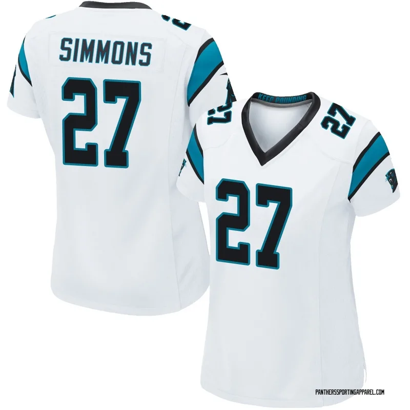 Women's Nike Carolina Panthers Isaiah Simmons White Jersey - Game