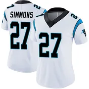 Women's Nike Carolina Panthers Isaiah Simmons White Vapor Untouchable Jersey - Limited