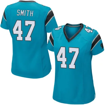 Women's Nike Carolina Panthers Isaiah Smith Blue Alternate Jersey - Game