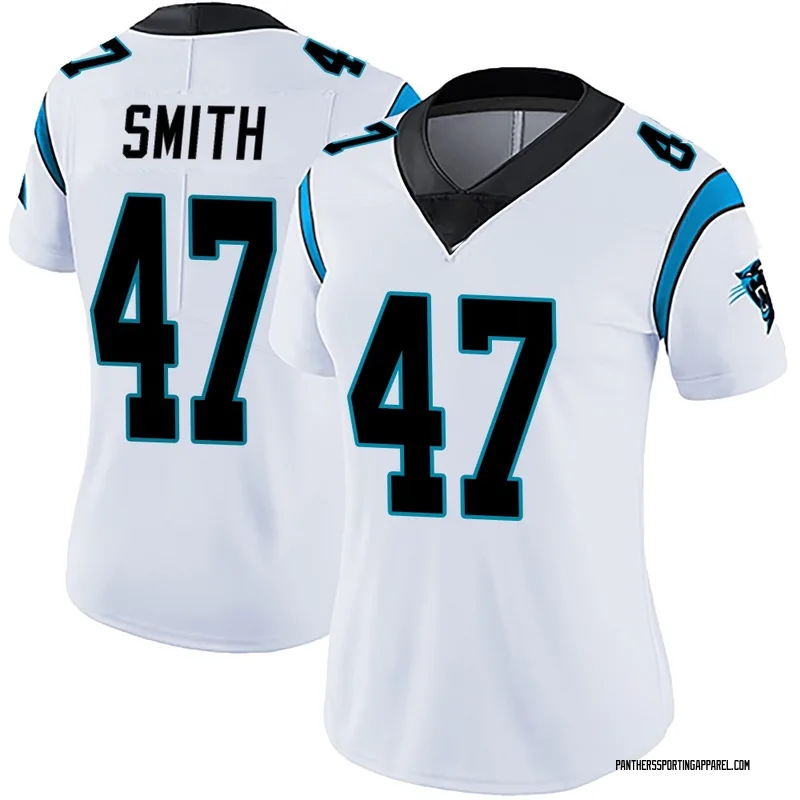 Women's Nike Carolina Panthers Isaiah Smith White Vapor Untouchable Jersey - Limited