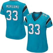 Women's Nike Carolina Panthers Israel Mukuamu Blue Alternate Jersey - Game