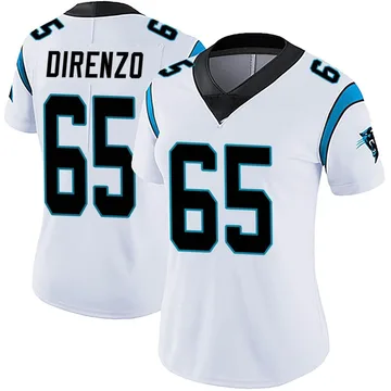 Women's Nike Carolina Panthers J.D. DiRenzo White Vapor Untouchable Jersey - Limited