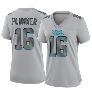 Women's Nike Carolina Panthers Jack Plummer Gray Atmosphere Fashion Jersey - Game