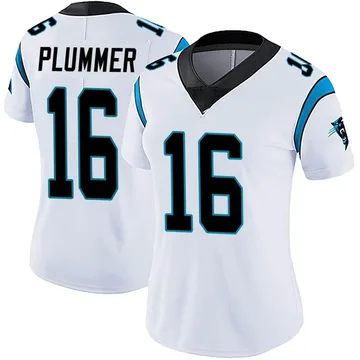 Women's Nike Carolina Panthers Jack Plummer White Vapor Untouchable Jersey - Limited