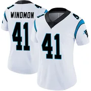 Women's Nike Carolina Panthers Jacoby Windmon White Vapor Untouchable Jersey - Limited