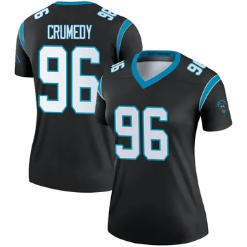 Women's Nike Carolina Panthers Jaden Crumedy Black Jersey - Legend