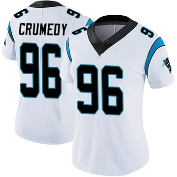 Women's Nike Carolina Panthers Jaden Crumedy White Vapor Untouchable Jersey - Limited