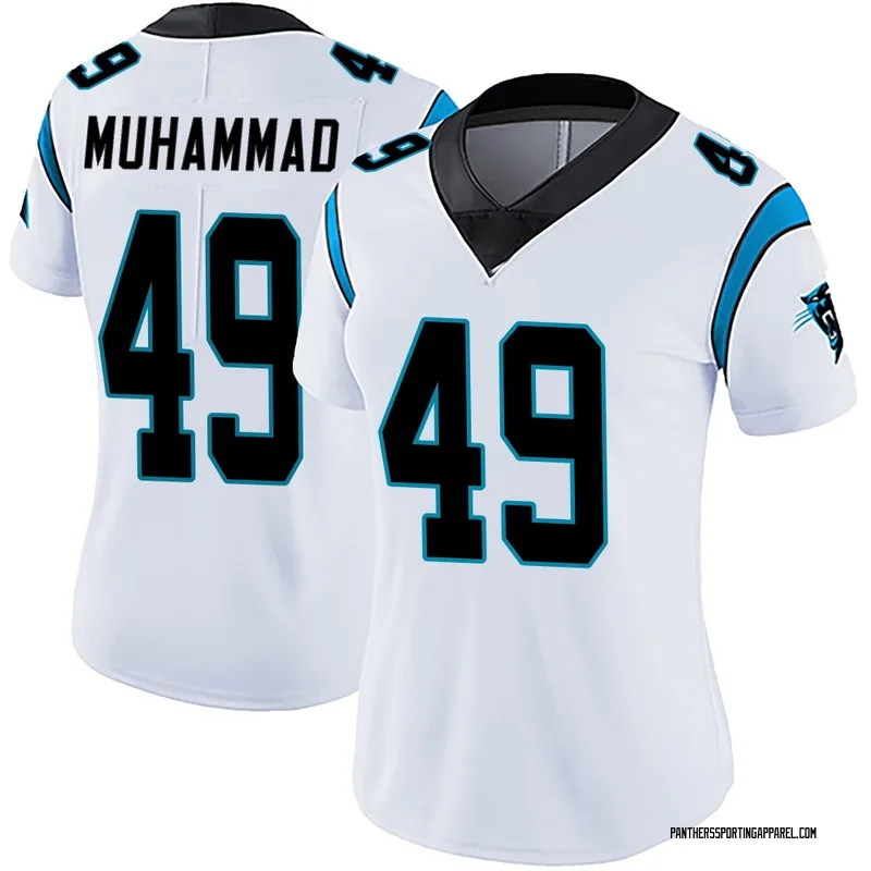 Women's Nike Carolina Panthers Jamil Muhammad White Vapor Untouchable Jersey - Limited
