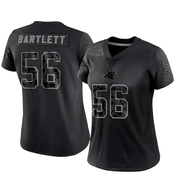 Women's Nike Carolina Panthers Jared Bartlett Black Reflective Jersey - Limited