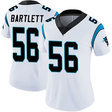 Women's Nike Carolina Panthers Jared Bartlett White Vapor Untouchable Jersey - Limited