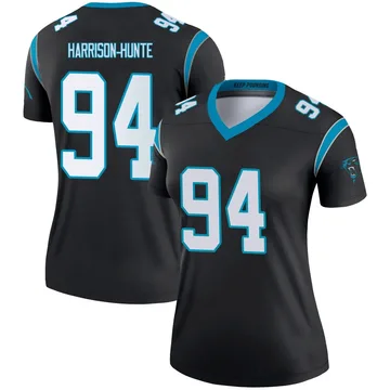 Women's Nike Carolina Panthers Jared Harrison-Hunte Black Jersey - Legend