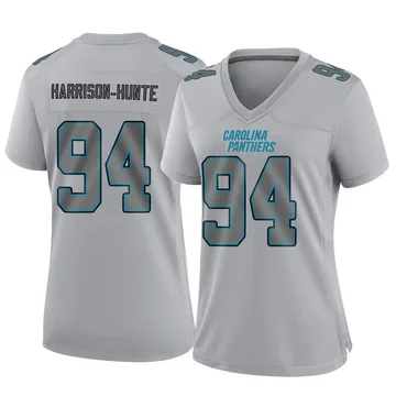 Women's Nike Carolina Panthers Jared Harrison-Hunte Gray Atmosphere Fashion Jersey - Game
