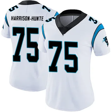 Women's Nike Carolina Panthers Jared Harrison-Hunte White Vapor Untouchable Jersey - Limited