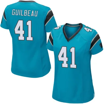 Women's Nike Carolina Panthers Jaylon Guilbeau Blue Alternate Jersey - Game