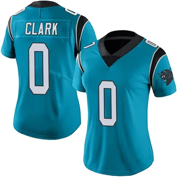 Women's Nike Carolina Panthers Jerrod Clark Blue Alternate Vapor Untouchable Jersey - Limited