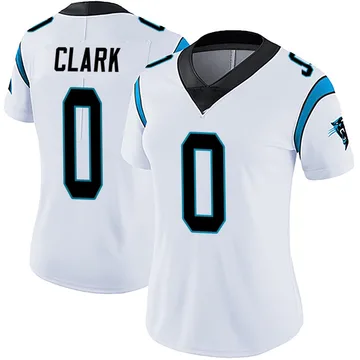 Women's Nike Carolina Panthers Jerrod Clark White Vapor Untouchable Jersey - Limited