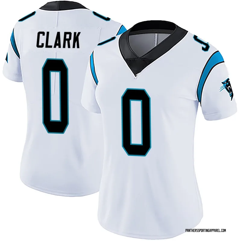 Women's Nike Carolina Panthers Jerrod Clark White Vapor Untouchable Jersey - Limited