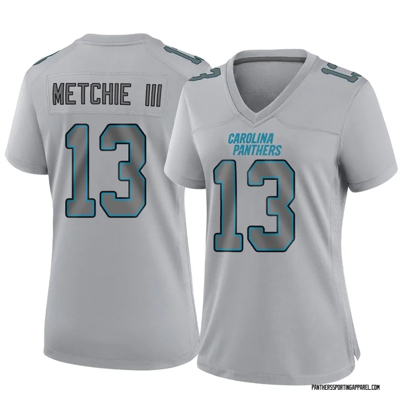 Women's Nike Carolina Panthers John Metchie III Gray Atmosphere Fashion Jersey - Game