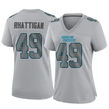 Women's Nike Carolina Panthers Jon Rhattigan Gray Atmosphere Fashion Jersey - Game