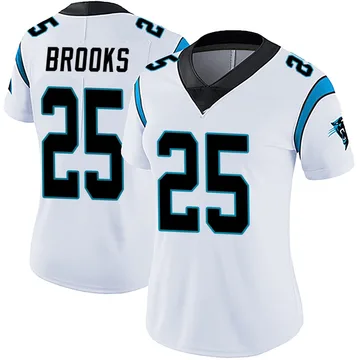 Women's Nike Carolina Panthers Jonathon Brooks White Vapor Untouchable Jersey - Limited