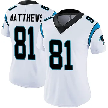 Women's Nike Carolina Panthers Jordan Matthews White Vapor Untouchable Jersey - Limited